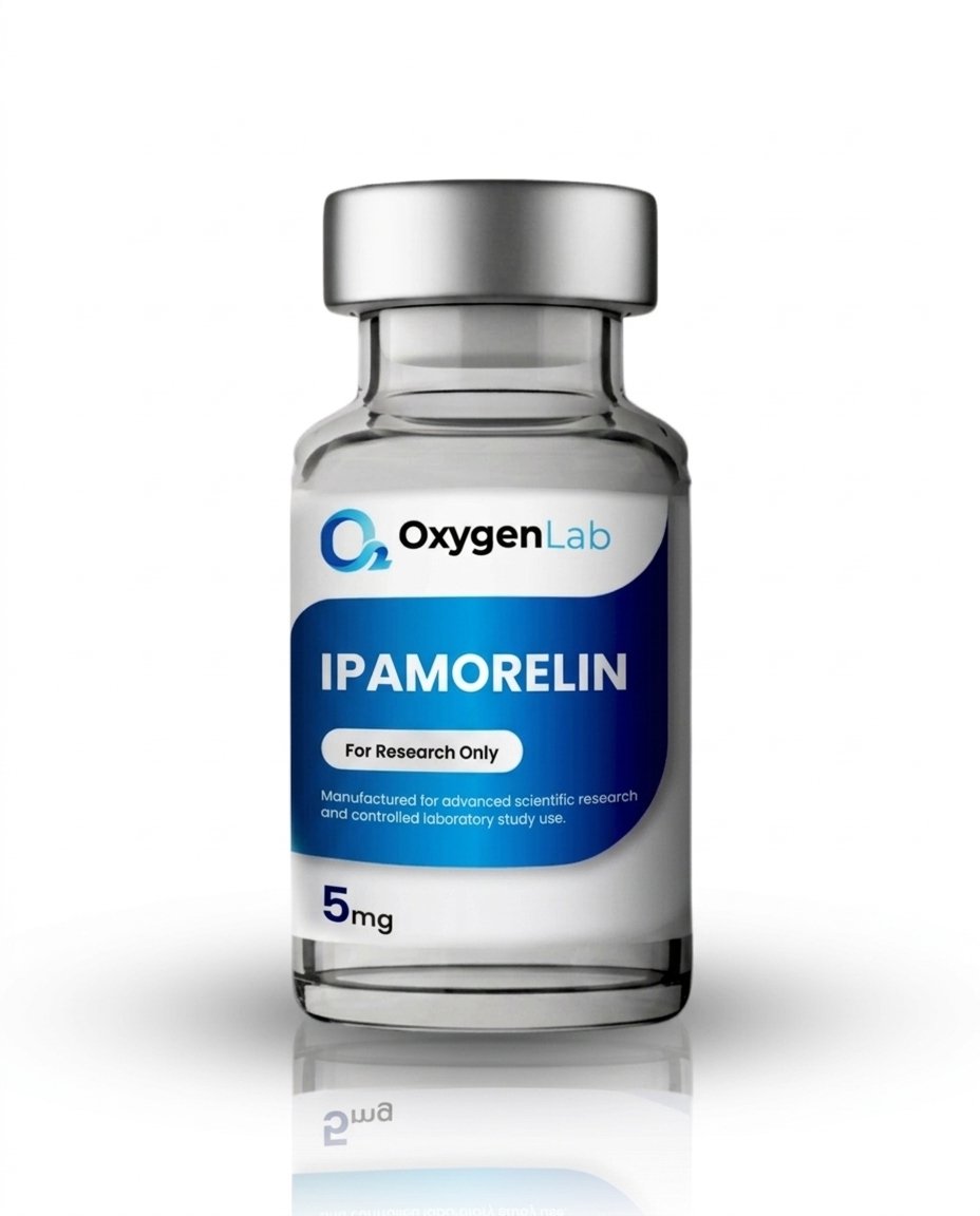 OxygenLab Ipamorelin 5mg research peptide vial